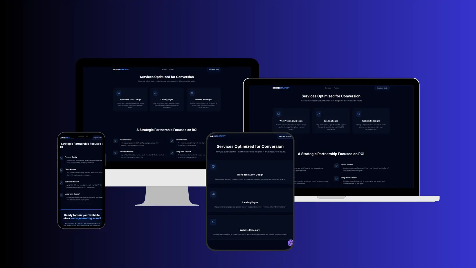 Mockups Fazle Luhani Responsive views